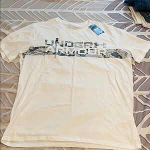 Under Armour White Camo Graphic Tee